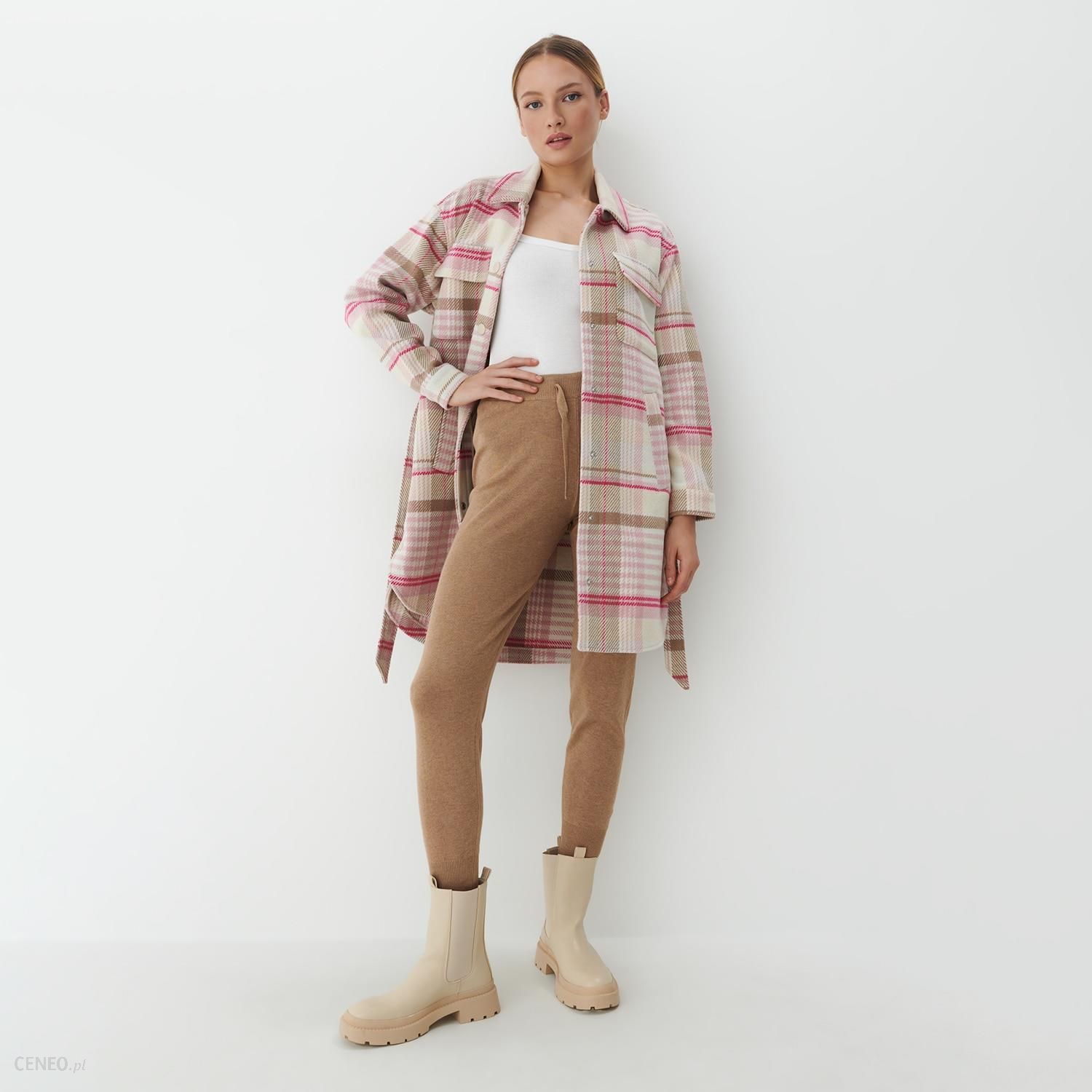 i-mohito-plaszcz-w-krate-z-wiazaniem-kremowy